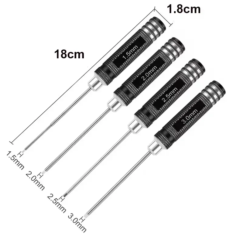 Hex Driver Set 1.5/2.0/2.5/3.0 - огляд і ціна Rc Helicopter Tool Kit